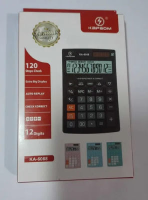 CALCULADORA ELETRÔNICA 12 DÍGITOS KA-6068 - KAPBOM