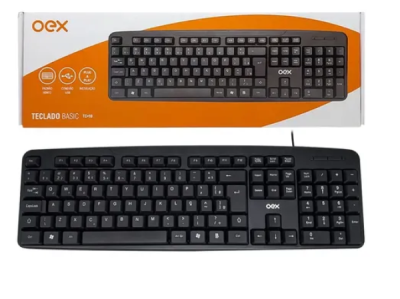 TECLADO COM FIO USB TC10 - OEX