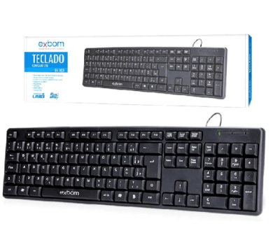 TECLADO USB EXBOM PADRÃO BK-103